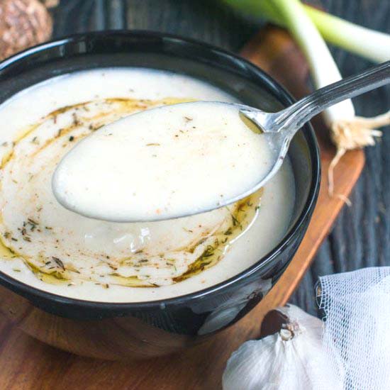 Crema de Yautia (Dasheen Soup)