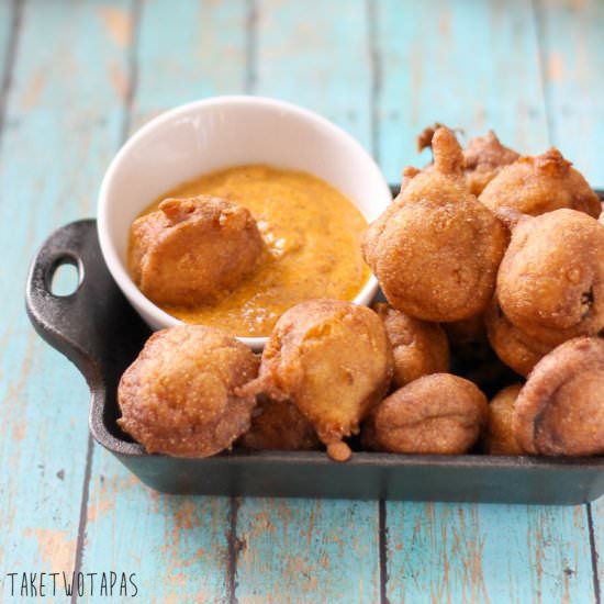 Adouille Corn Dog Bites