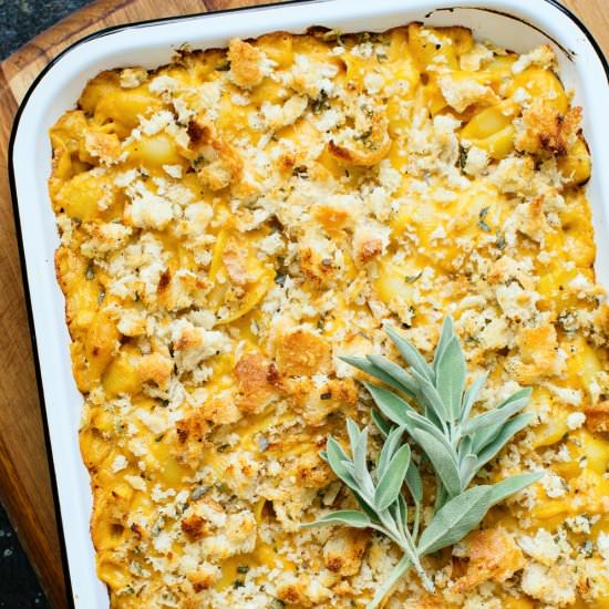 Butternut Squash Mac and Cheese