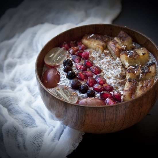 Chia Pudding + Caramelized Bananas