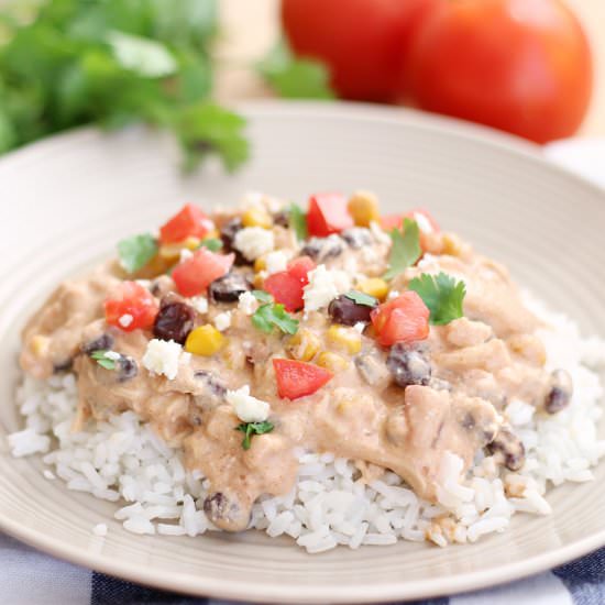 Slow Cooker Fiesta Chicken