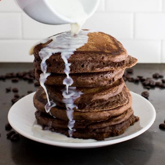 Coffee Almond Flour Pancakes