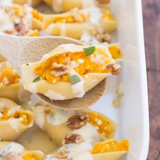 Butternut Squash Stuffed Shells