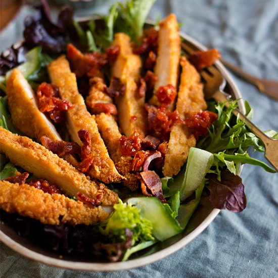 Crumbed Chicken Salad