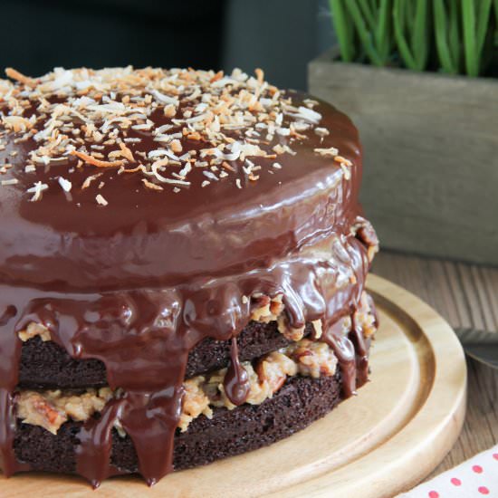 German Chocolate Birthday Cake