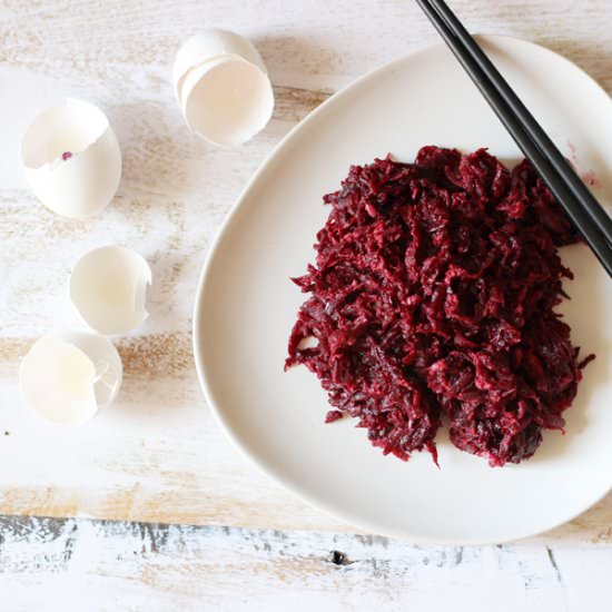 Beetroot with Eggs