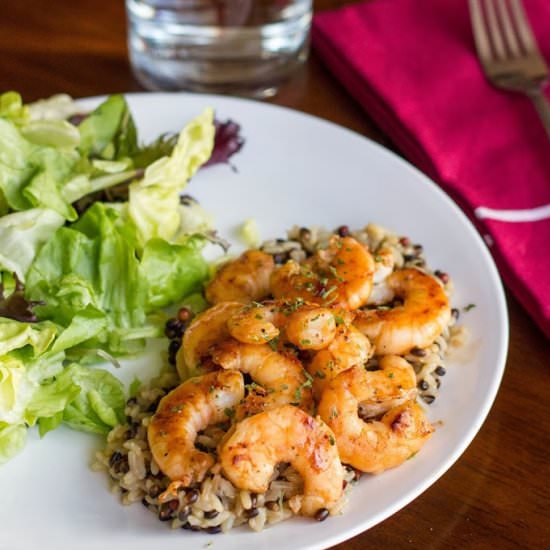 Garlic Teriyaki Shrimp