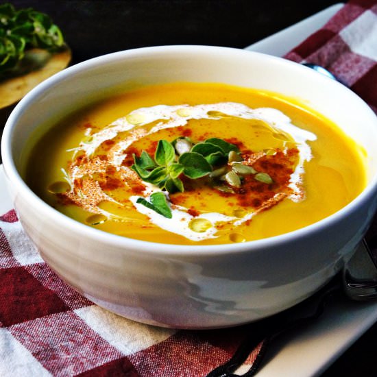 Smoky Sweet Potato Bisque