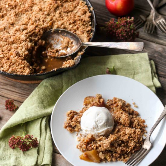 Brown Butter Apple Crisp