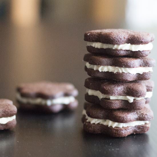 Chocolate Graham Cracker Sandwiches