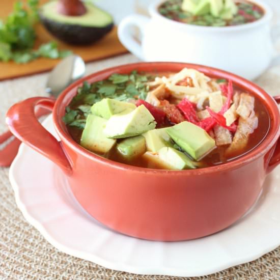 Chipotle Chicken Tortilla Soup