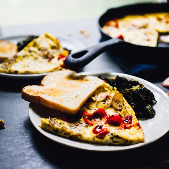 Spicy Pepper & Potato Frittata