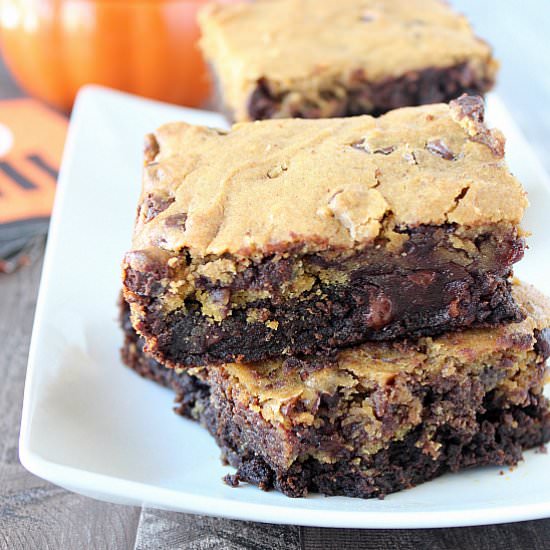 Pumpkin Brookies