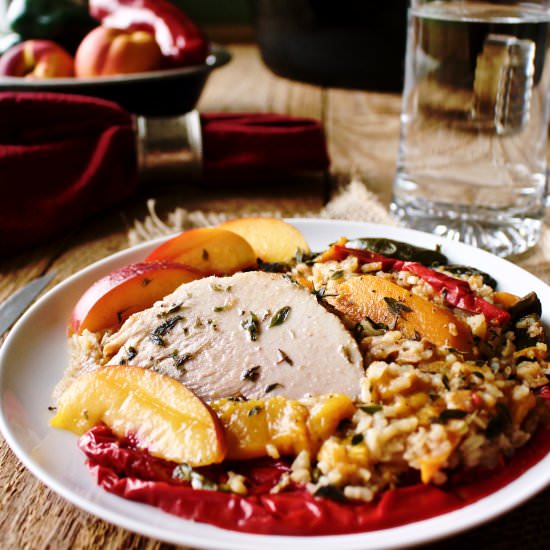 Slow cooker Harvest Pork Roast