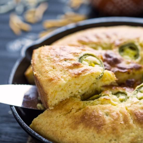 Cheddar Jalapeno Cornbread
