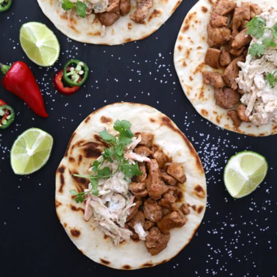 Pumpkin Spiced Pork Tacos