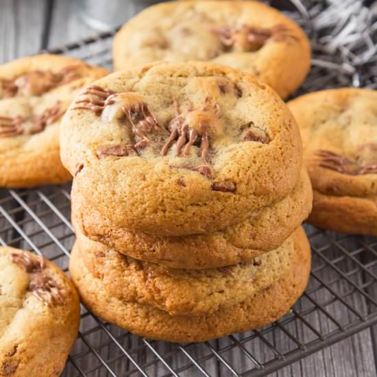 Mars Bar Stuffed Revel Cookies