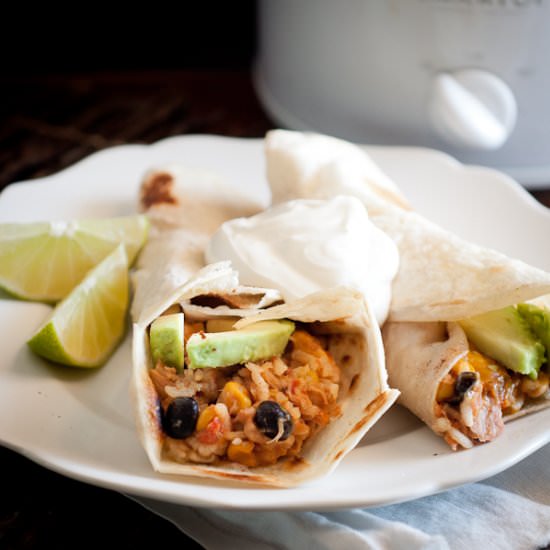 Crock Pot Chicken Tacos