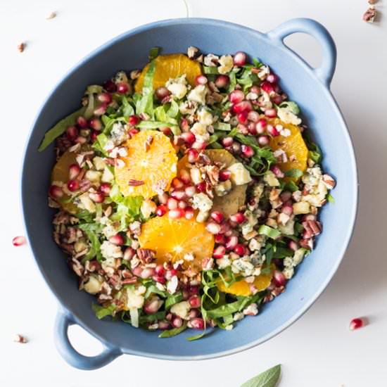 Winter Salad with Sage Vinaigrette