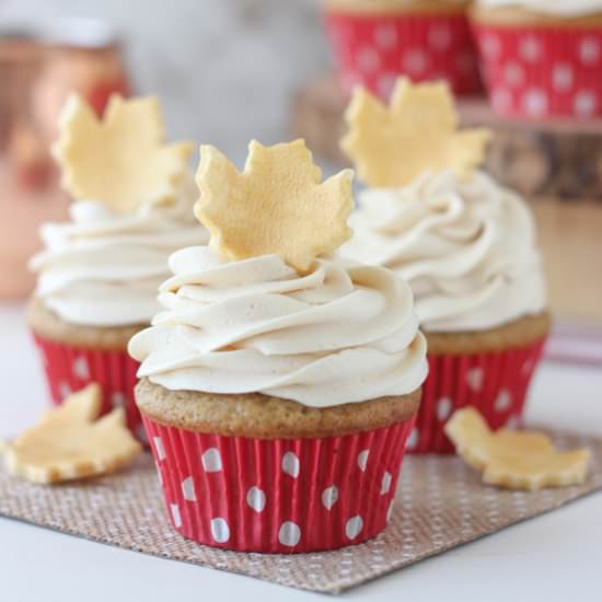 Spiced Apple Cupcakes