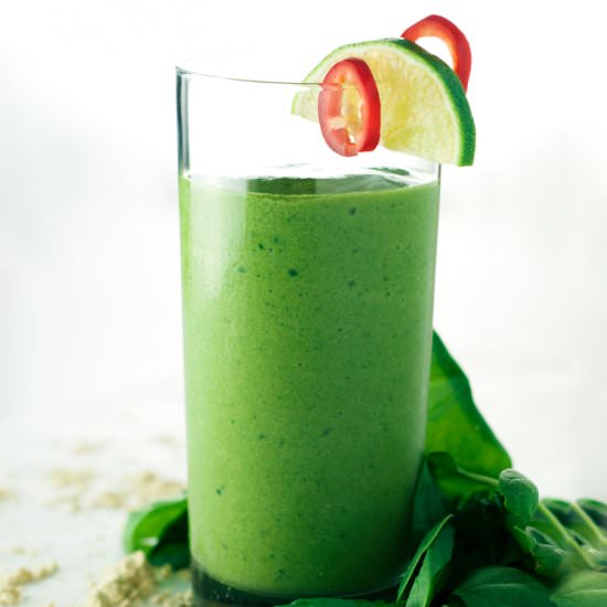 Jalapeno Mango Green Smoothie