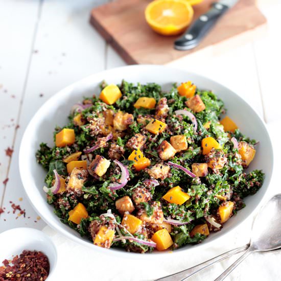 Quinoa, Pumpkin and Kale Salad