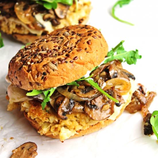Cauliflower and Quinoa Burgers