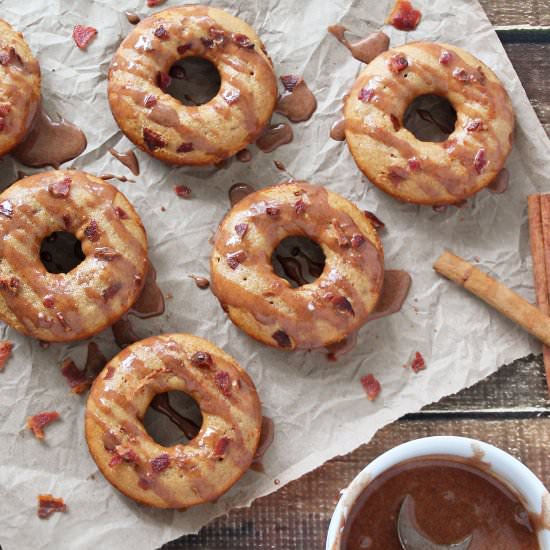 Cinnamon Bacon Doughnuts