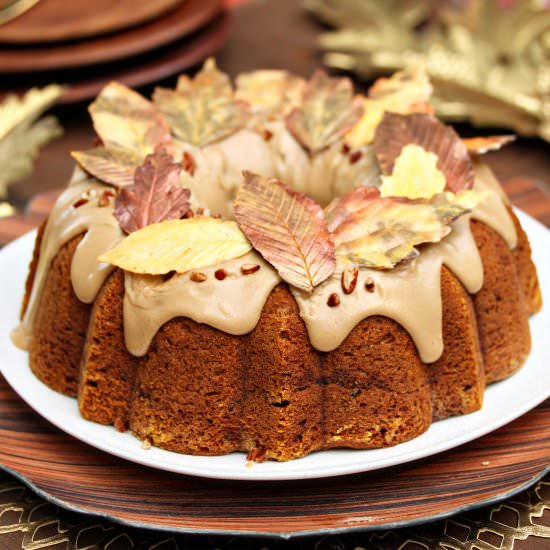 Cinnamon Swirl Pumpkin Pound Cake
