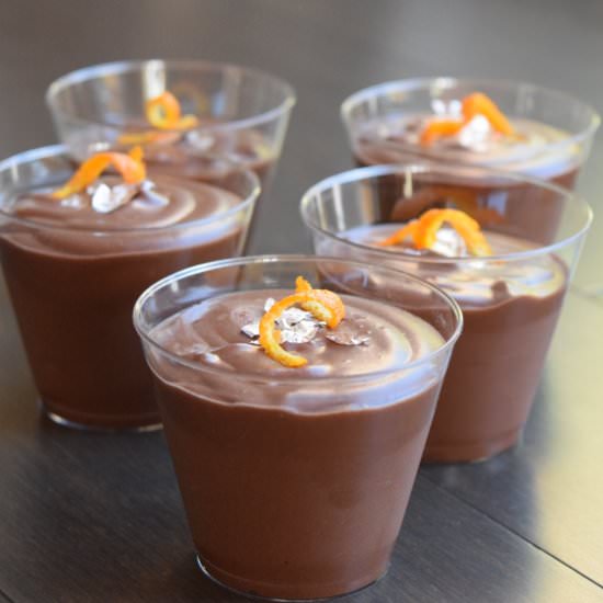 Orange Chocolate Mousse (Eggless)