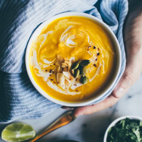 Thai-Spiced Butternut Squash Soup