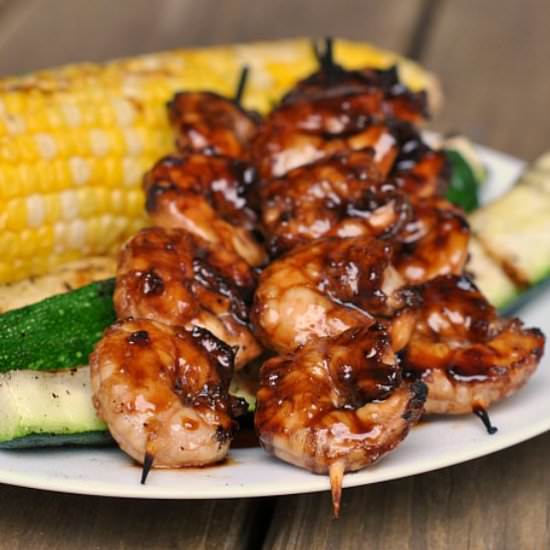 Glazed Honey Garlic Shrimp