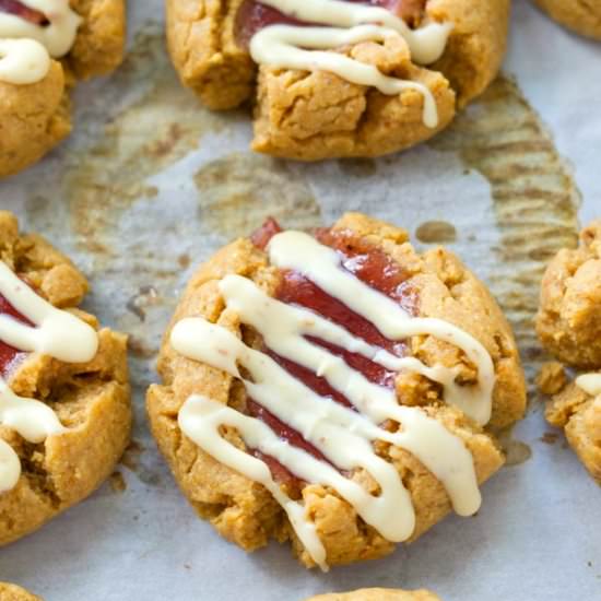 Peanut Butter & Jelly Thumbprints
