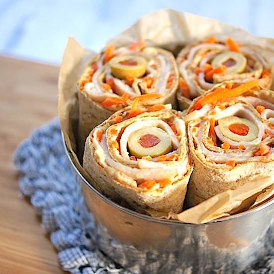 Mediterranean Turkey Pinwheels