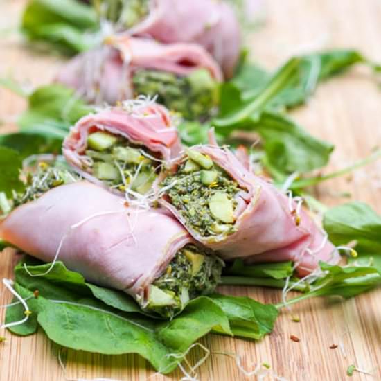 Low Carb Ham Roll Ups