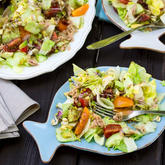 Colorful Salad with Tuna
