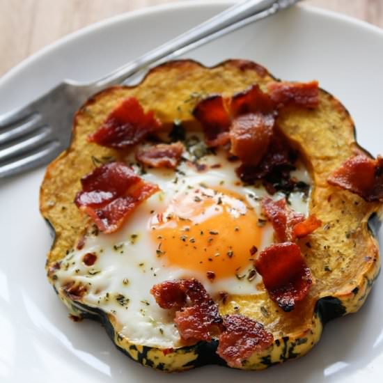 Eggs in Squash Rings