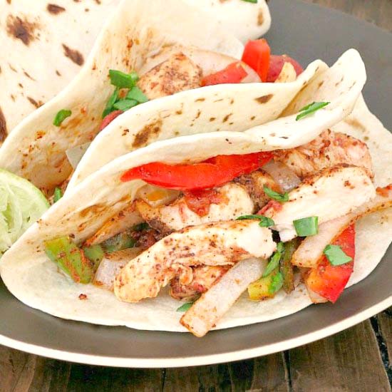 Baked Chicken Fajitas