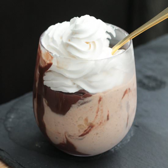 Almond Butter & Chocolate Milkshake