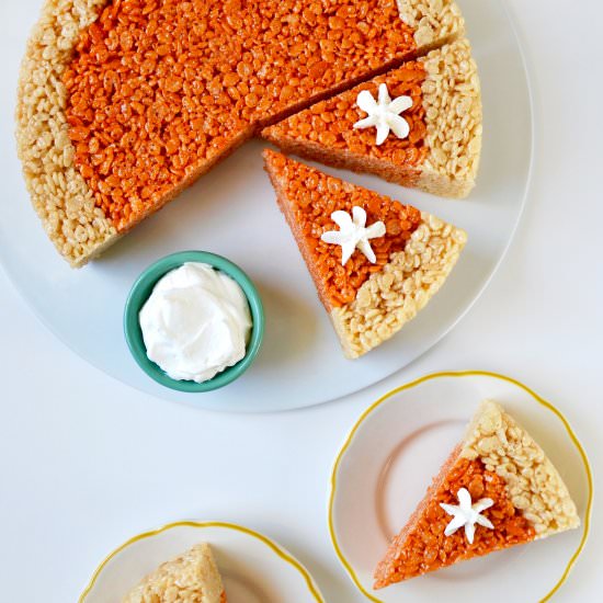 Pumpkin Pie Rice Krispies Treats