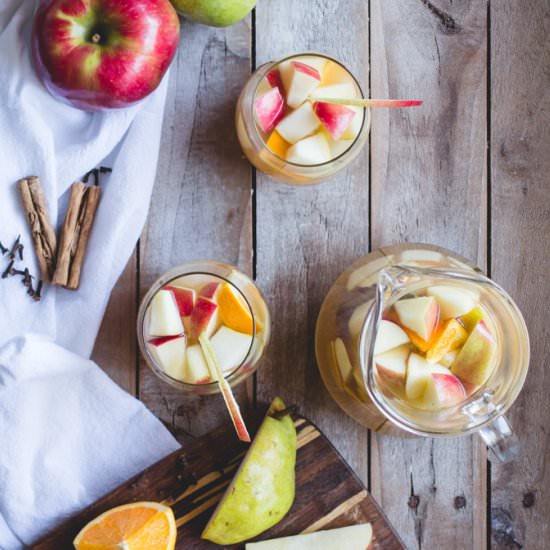 Citrus-Vanilla Apple Cider Sangria