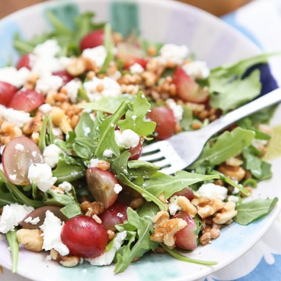 Wheat Berry and Arugula Salad
