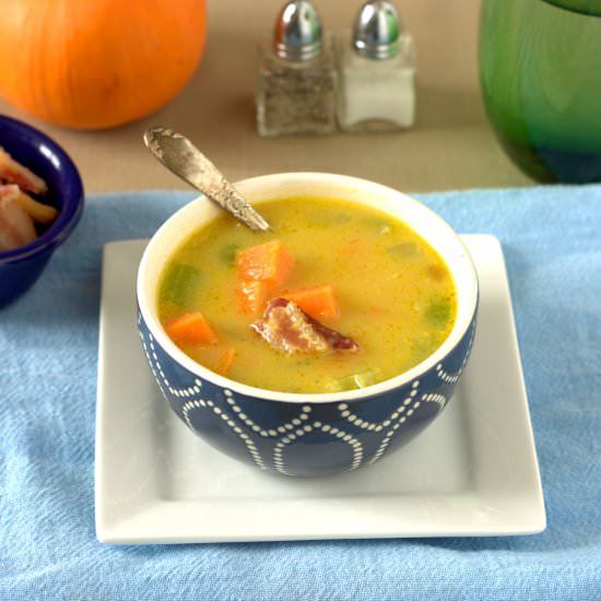 Sweet Potato and Curry Corn Chowder