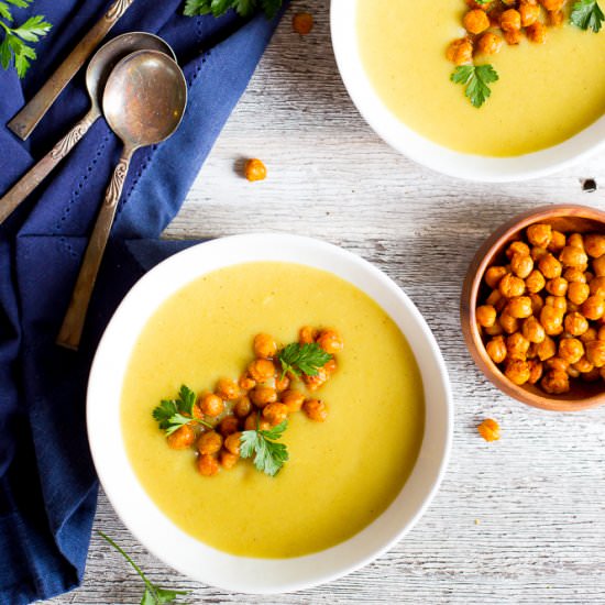 Curried Cauliflower & Potato Soup