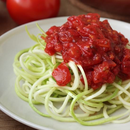 Oil-Free Simple Marinara Sauce