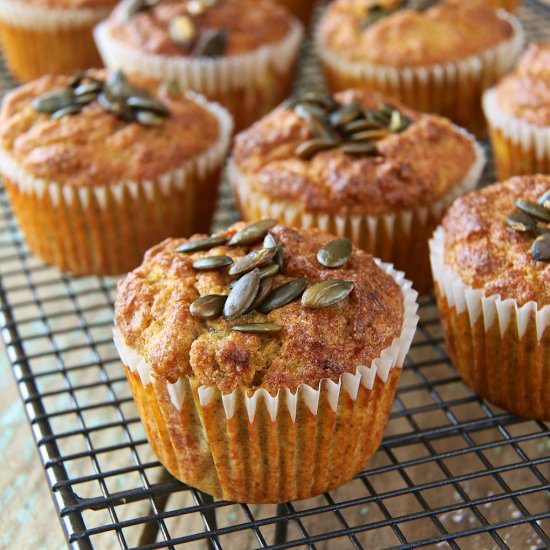 Keto Pumpkin Chia Muffins