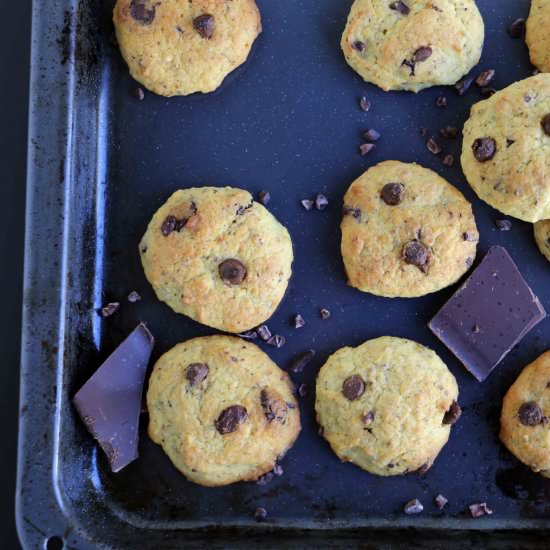 Vegan Pumpkin Chocolate Chip Cookies