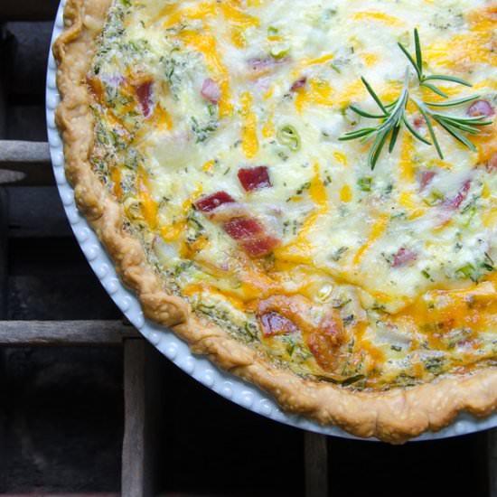 loaded baked potato quiche