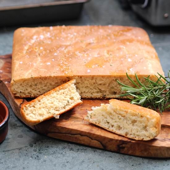 Easy rosemary focaccia
