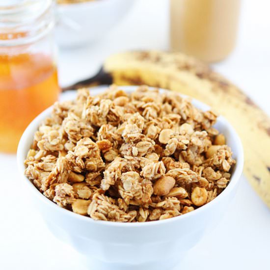 Peanut Butter, Banana Granola